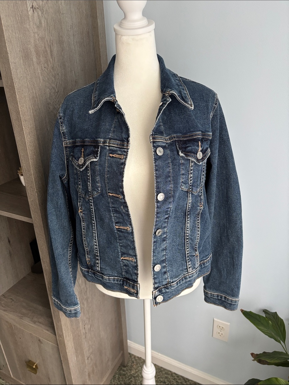 Signature by Levi Strauss Dark Blue Denim Jacket - Women's